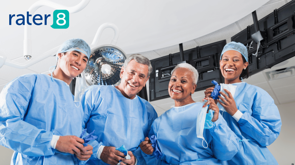 Group of surgeons in an operating room