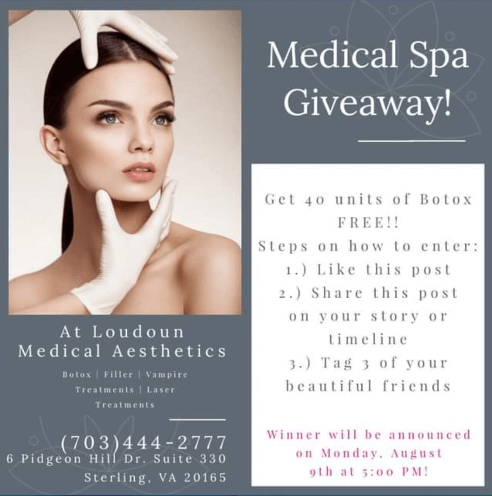 Loudoun Medical spa giveaway