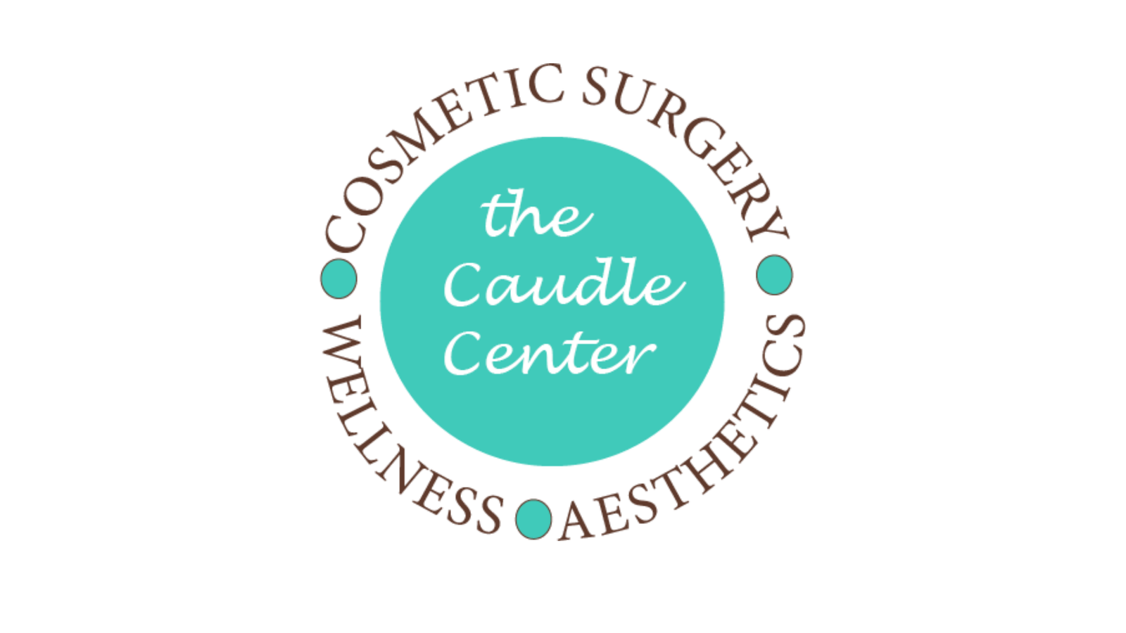 Logo for The Caudle Center, a cosmetic surgery, wellness, and aesthetics provider.