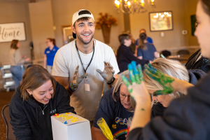 rater8 employees enjoy a team building activity during IRL 2023