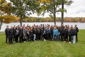 rater8 employees pose for a group photo at IRL 2023