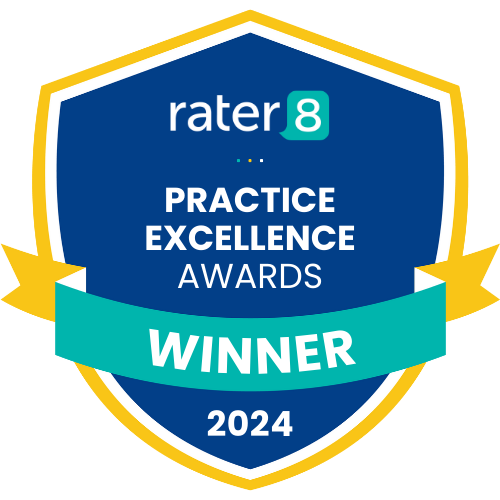 2024 rater8 Practice Excellence Award Badge